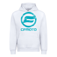 White CF Moto Vintage UTV ATV SXS original off road Gift Long Sleeve Urban Hoodie - lanVoArt