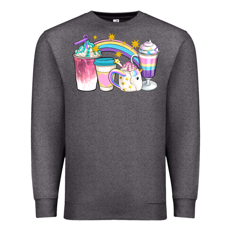 Unicorn Coffee Cups Premium Sweatshirt by Artiststas | Teevron