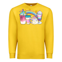 Lemon Unicorn Coffee Cups Premium Sweatshirt - Artiststas