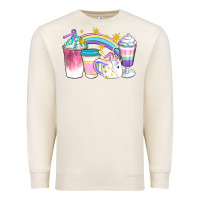 Sandshell Unicorn Coffee Cups Premium Sweatshirt - Artiststas