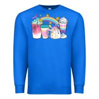 True Royal Unicorn Coffee Cups Premium Sweatshirt - Artiststas