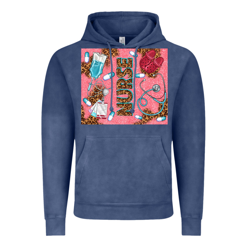 Pink Glitter Nurse Vintage Hoodie by TumblerDesignByShophia | Teevron