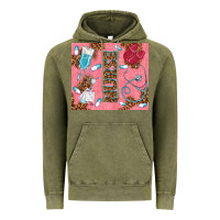 Vintage Olive pink glitter nurse Vintage Hoodie - TumblerDesignByShophia
