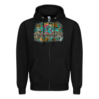 Black hot mom summer Zipper Hoodie - CowhideDigitalArt