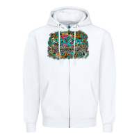 White hot mom summer Zipper Hoodie - CowhideDigitalArt