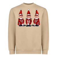 Mushroom Christmas Elfs Heavyweight Sweatshirt - FaDigitalArtStudio