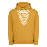 Pigment Peanut Butter American Fighter 3 Urban Hoodie - lanVoArt