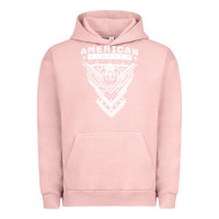Pigment Salmon American Fighter 3 Urban Hoodie - lanVoArt