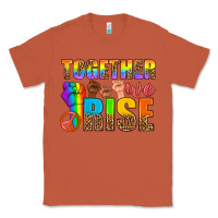 Copper LGBTQ+ together we rise Classic Tee - NancyCooperArtShop