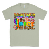 Matcha LGBTQ+ together we rise Classic Tee - NancyCooperArtShop