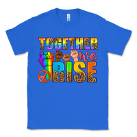 True Royal LGBTQ+ together we rise Classic Tee - NancyCooperArtShop