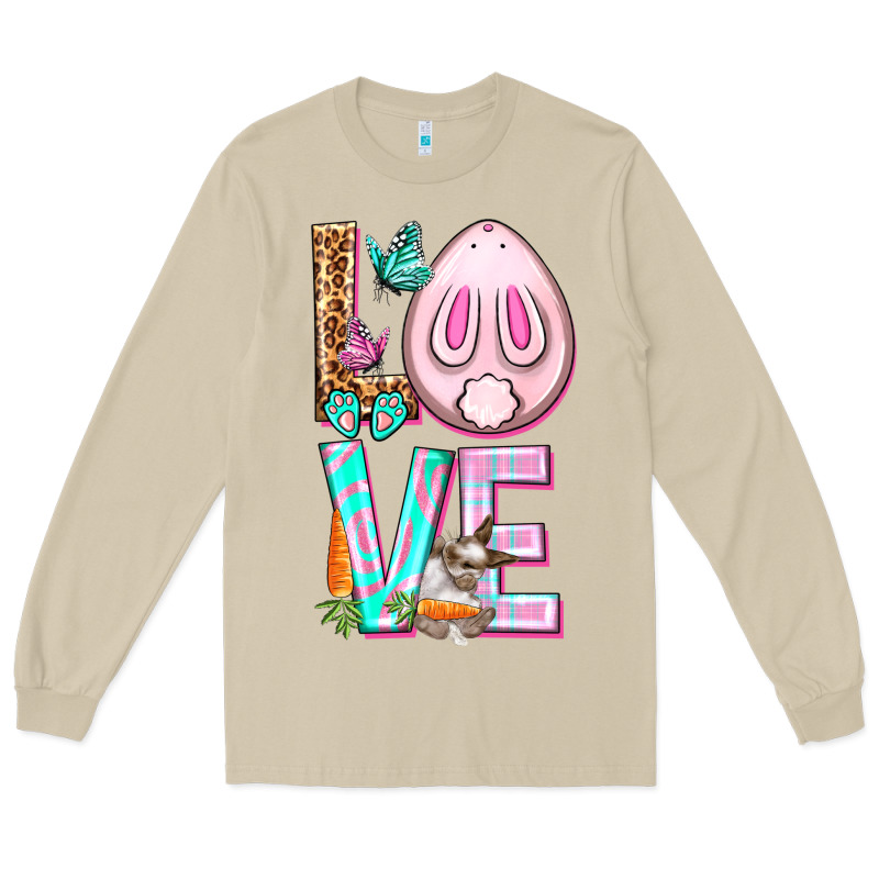 Love Rabbit Easter Day Long Sleeve Tee by HowdyJamesFarm | Teevron