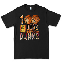 Black 100 of days slam dunks Premium Tee - SublimationCraftShop