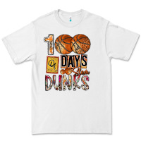 White 100 of days slam dunks Premium Tee - SublimationCraftShop