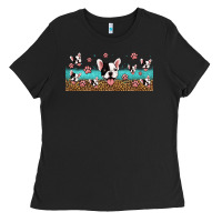 Black french bulldogs Ladies Tee - Jasminsmagicworld
