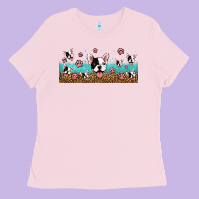 French Bulldogs Ladies Tee Designed By Jasminsmagicworld