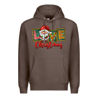 Coffee Love Christmas Gnome Santa Premium Hoodie - FaDigitalArtStudio