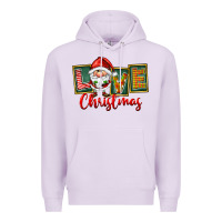 Lilac Love Christmas Gnome Santa Premium Hoodie - FaDigitalArtStudio
