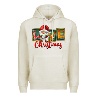 Oatmeal Heather Love Christmas Gnome Santa Premium Hoodie - FaDigitalArtStudio