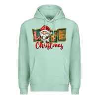 Seafoam Love Christmas Gnome Santa Premium Hoodie - FaDigitalArtStudio