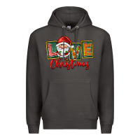 Smoke Love Christmas Gnome Santa Premium Hoodie - FaDigitalArtStudio