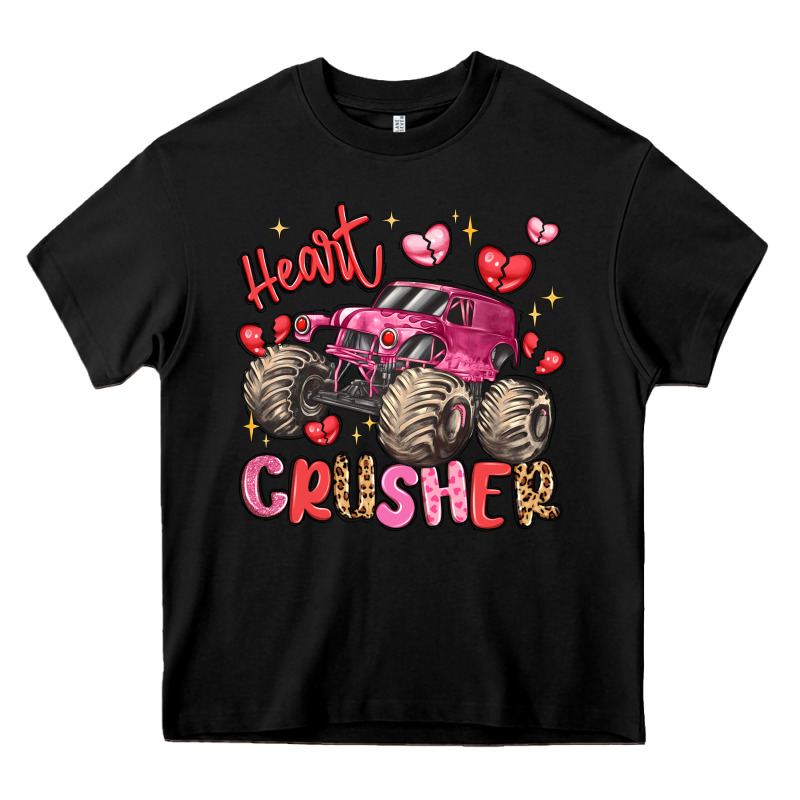Name Monster Truck Heartbreaker Heavy Core Tee by LillyAllenDesigns | Teevron