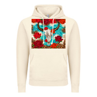 Vintage Artic bull skull rose Vintage Hoodie - TumblerDesignByShophia