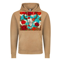 Vintage Camel bull skull rose Vintage Hoodie - TumblerDesignByShophia