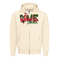 Sandshell Love Summer Zipper Hoodie - CowhideDigitalArt
