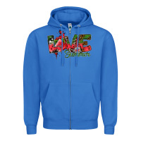 True Royal Love Summer Zipper Hoodie - CowhideDigitalArt
