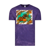Cloud Purple happy fall Vintage Tee - TumblerDesignByShophia