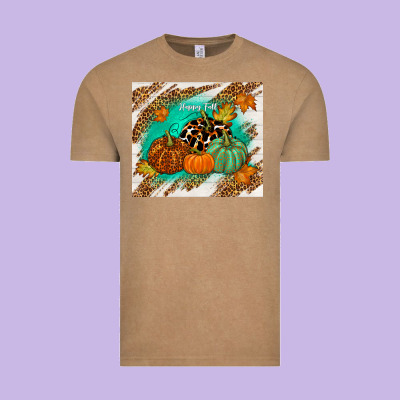 Happy Fall Vintage Tee Designed By Tumblerdesignbyshophia