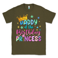 Army Green daddy of the birthday princess Classic Tee - NancyCooperArtShop