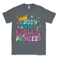 Charcoal Heather daddy of the birthday princess Classic Tee - NancyCooperArtShop