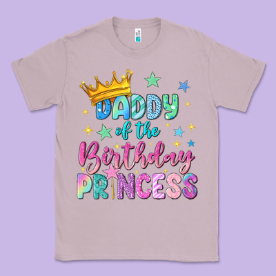Daddy Of The Birthday Princess Classic Tee Designed By Nancycooperartshop