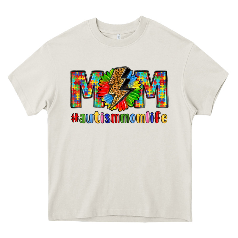 Empowering Autism Mom Life Heavy Core Tee by LillyAllenDesigns | Teevron