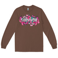 Chestnut Cancer survivor Cancer Awareness Long Sleeve Tee - HowdyJamesFarm