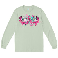Matcha Cancer survivor Cancer Awareness Long Sleeve Tee - HowdyJamesFarm