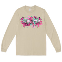 Mushroom Cancer survivor Cancer Awareness Long Sleeve Tee - HowdyJamesFarm