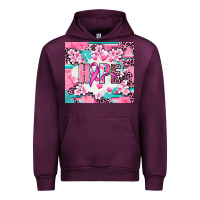 Mauve Wine hope breast cancer Urban Hoodie - AdoDesignShop