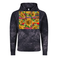 Cloud Black mexican sunflowers Vintage Hoodie - TumblerDesignByShophia