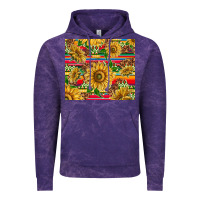 Cloud Purple mexican sunflowers Vintage Hoodie - TumblerDesignByShophia