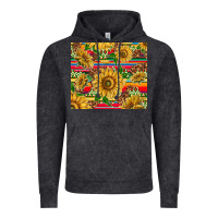 Vintage Black mexican sunflowers Vintage Hoodie - TumblerDesignByShophia
