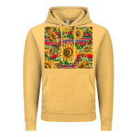 Vintage Mustard mexican sunflowers Vintage Hoodie - TumblerDesignByShophia