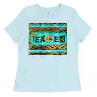Baby Blue teacher mousepad Ladies Tee - BarkalooDesign