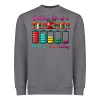 Storm battery life of a teacher Heavyweight Sweatshirt - BundleAndBundleShop