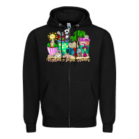 Black nightmare before summer coffee cups Zipper Hoodie - CowhideDigitalArt