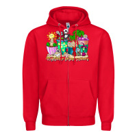 Red nightmare before summer coffee cups Zipper Hoodie - CowhideDigitalArt