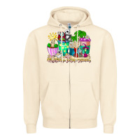 Sandshell nightmare before summer coffee cups Zipper Hoodie - CowhideDigitalArt