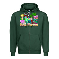 Sports Green nightmare before summer coffee cups Zipper Hoodie - CowhideDigitalArt